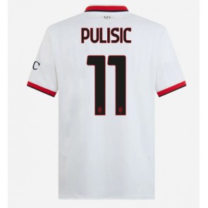 AC Milan Christian Pulisic #11 Venkovní Dres 2024-25 Krátký Rukáv